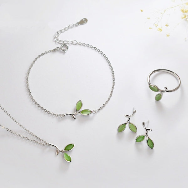 Green Leaf Bud Set